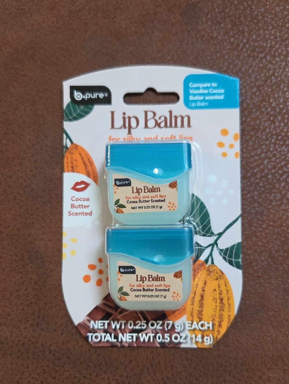 Cocoa Butter Scented Lip Balm Duo
